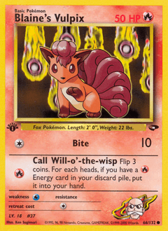 Blaine’s Vulpix