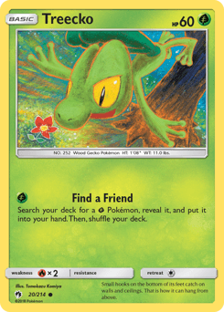 Treecko card art