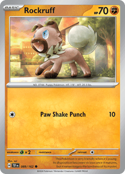 Rockruff card art