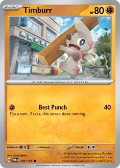 Timburr card art