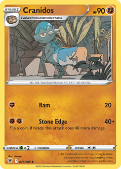 Cranidos card art