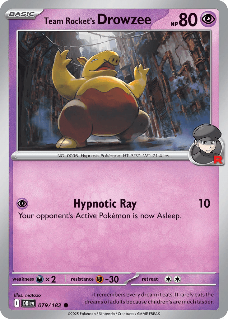 Team Rocket’s Drowzee