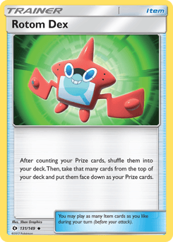 Rotom Dex card art