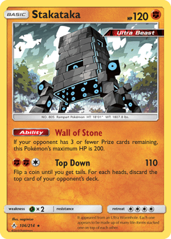 Stakataka card art