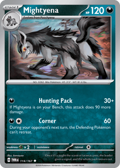 Mightyena card art