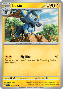 Luxio card art