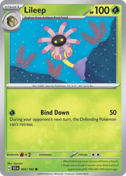 Lileep card art