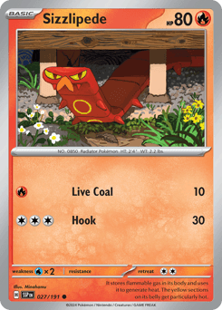 Sizzlipede card art