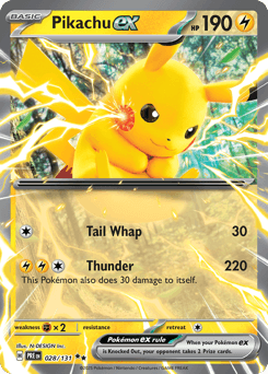 Pikachu card art